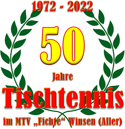 50 Jahre Tischtennis im MTV „Fichte“ Winsen (Aller) - Aufruf