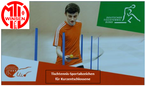 Tischtennis-Sportabzeichen für Kurzentschlossene
