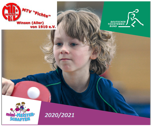 Tischtennis-mini-Meisterschaften 2020/2021 - Vorankündigung