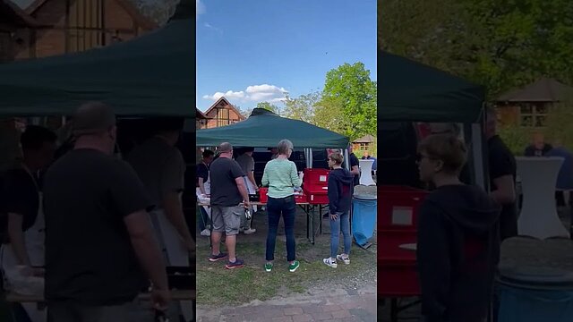 Dankeschön-Grillen auf Hof Adden